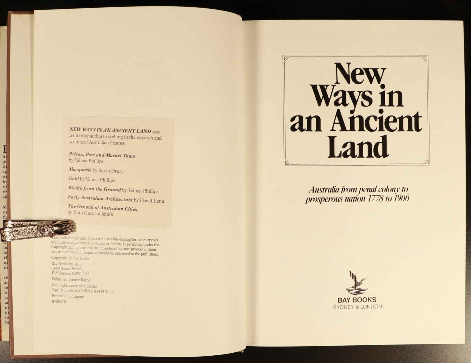 New Ways In An Ancient Land 1778 to 1900 Australian History Book Valmai Phillips