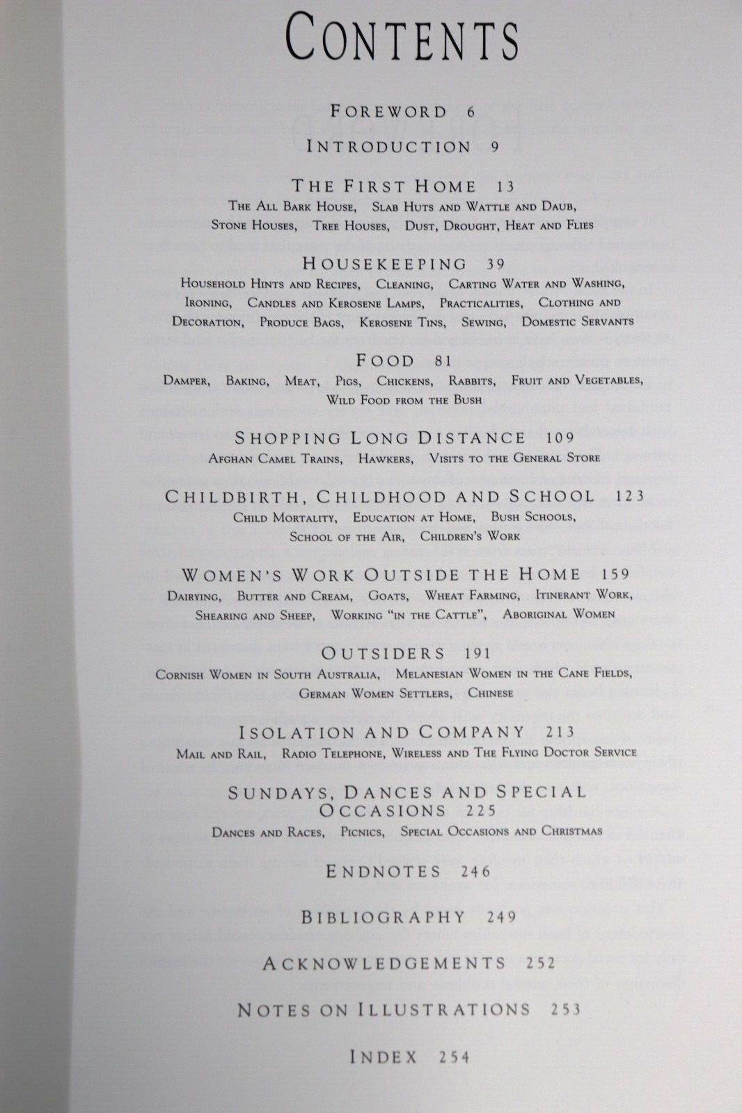1990 Pioneer Women Of The Bush & Outback 1st Ed. Australian History Book