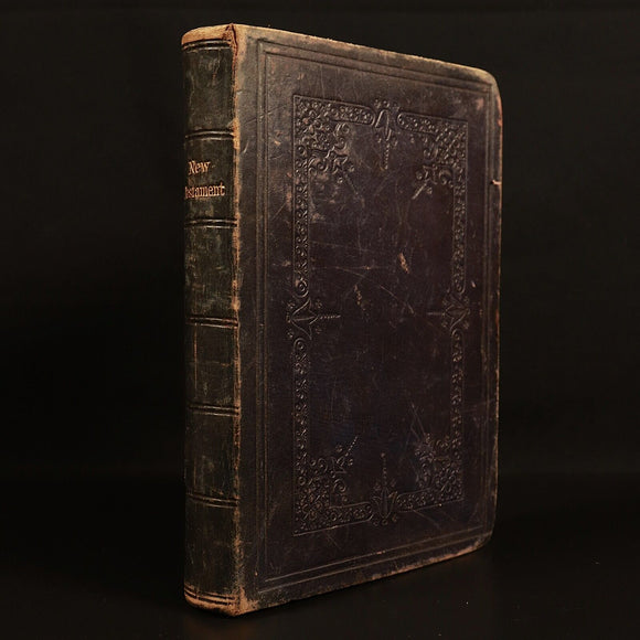 1871 The New Testament Of Our Lord Jesus Christ In Paragraphs Antiquarian Bible