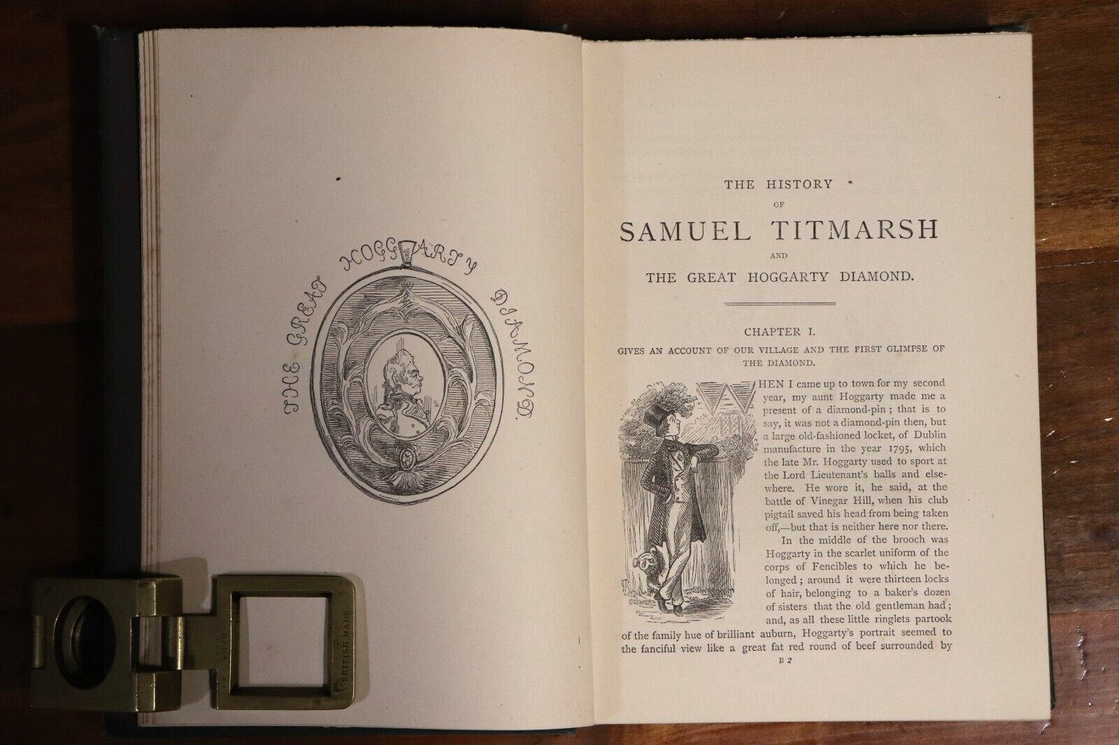 1879 The History Of Samuel Titmarsh by WM Thackeray Antique British Fiction Book