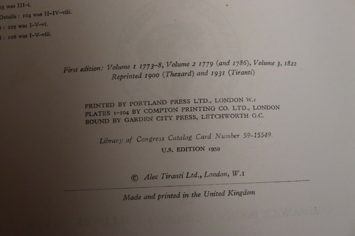 1959 Works In Architecture of R&J Adams Antique Architect Reference Book