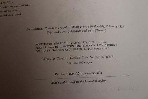 1959 Works In Architecture of R&J Adams Antique Architect Reference Book