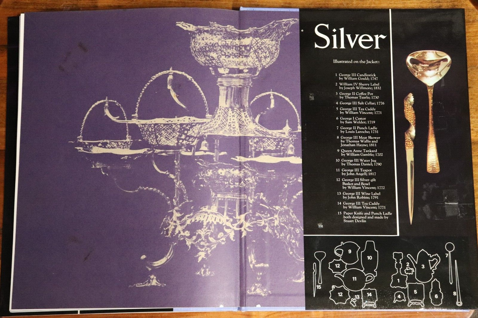 1973 An Illustrated Guide To Collecting Silver Heirloom Silver Reference Book