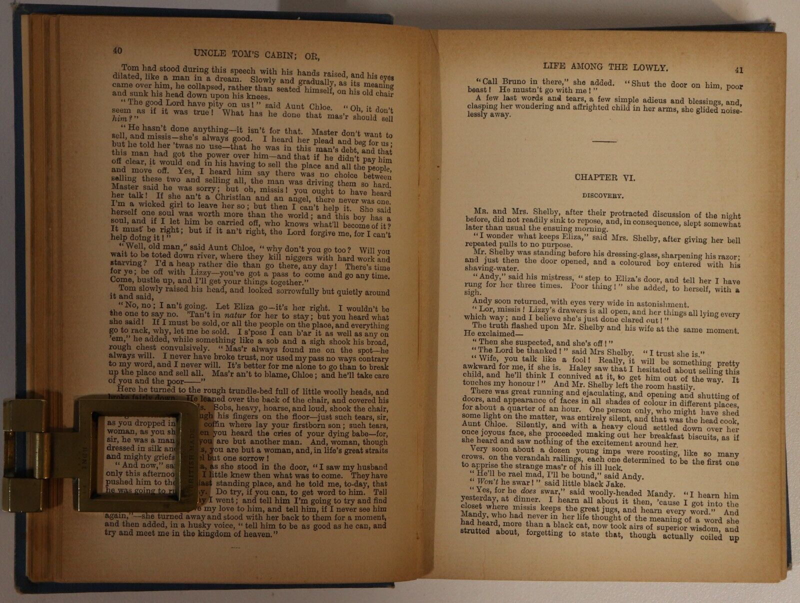 c1905 Uncle Tom's Cabin by Harriet Beecher Stowe Antique American Fiction Book