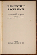 1934 Unscientific Excursions by Frederic Wood Jones Antique Science Book 1st Ed-2