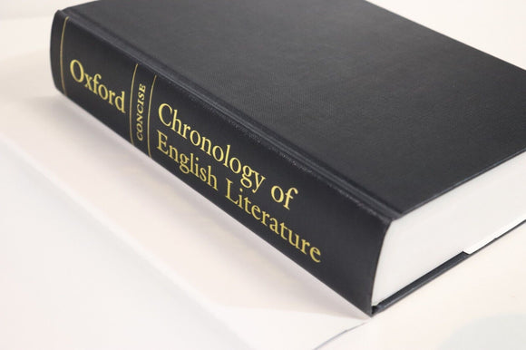 2005 The Oxford Chronology Of English Literature British History Reference Book