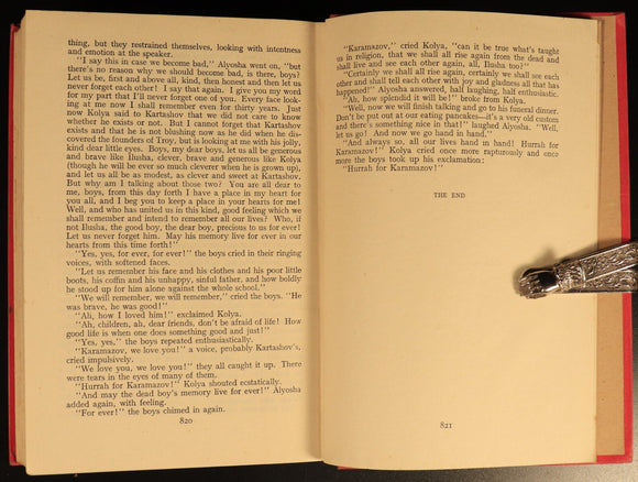 1945 The Brothers Karamazov by Fyodor Dostoevsky Antique Russian Literature Book