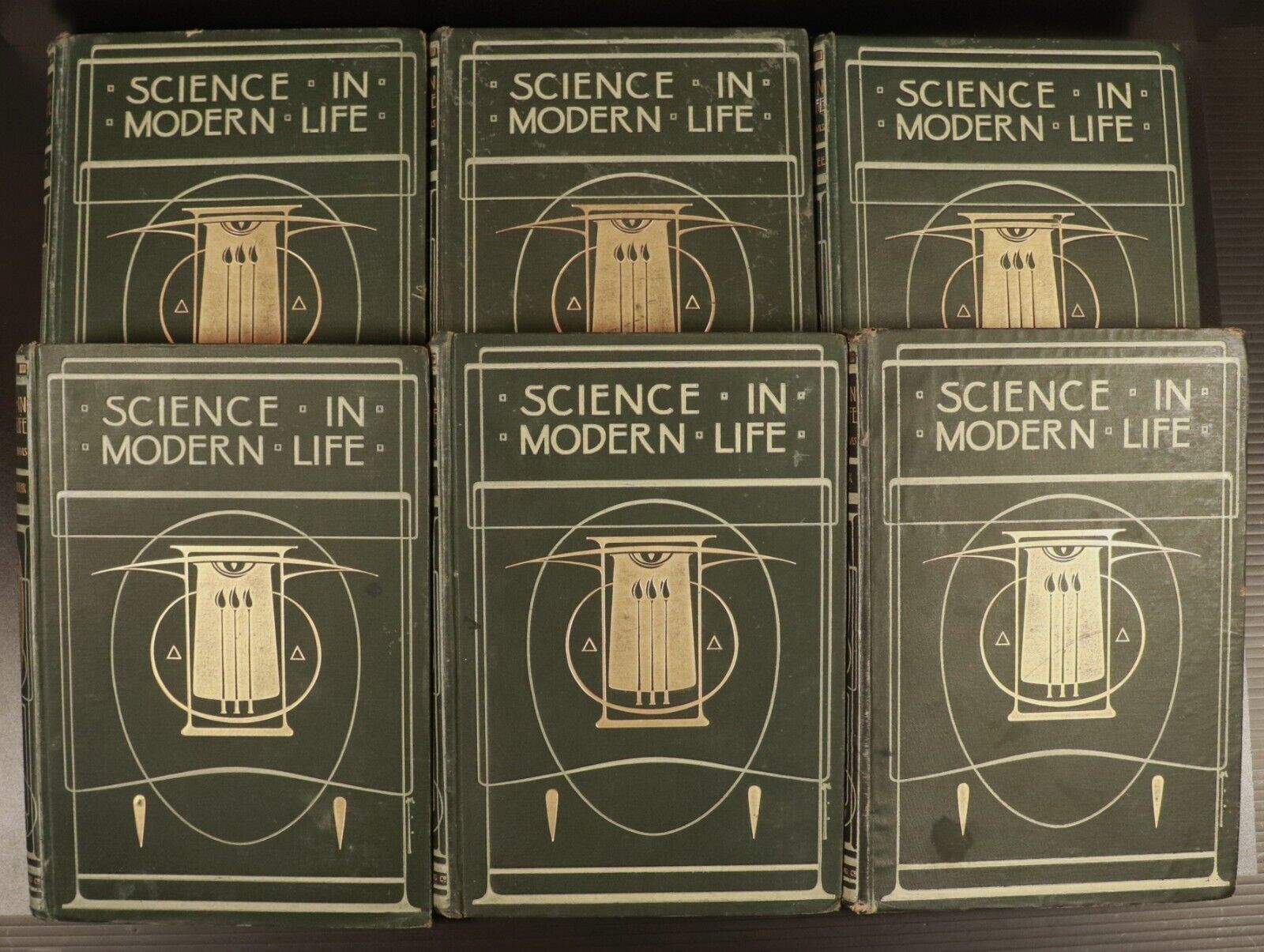 1909 6vol Science In Modern Life by J.R. Ainsworth Davis Antique Book Set