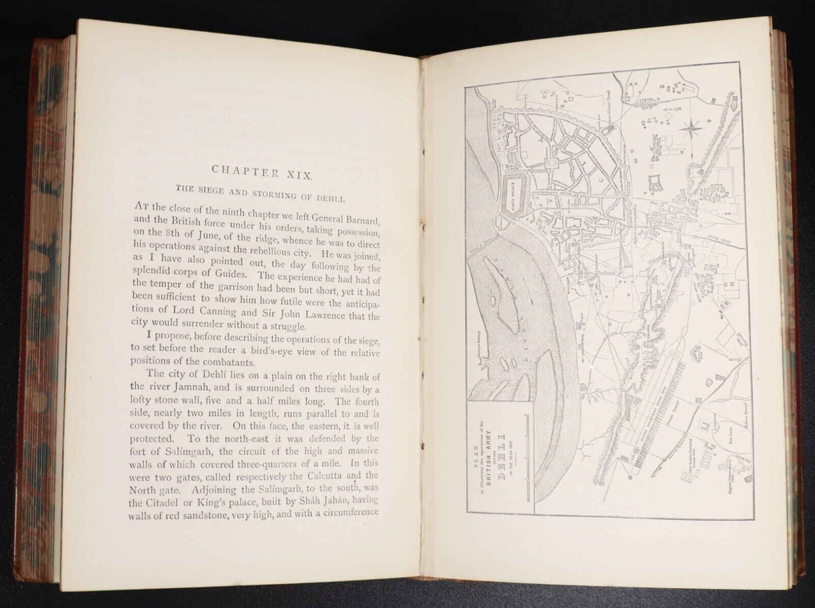 1891 The Indian Mutiny Of 1857 by GB Malleson Antique Military Book Plans Plates