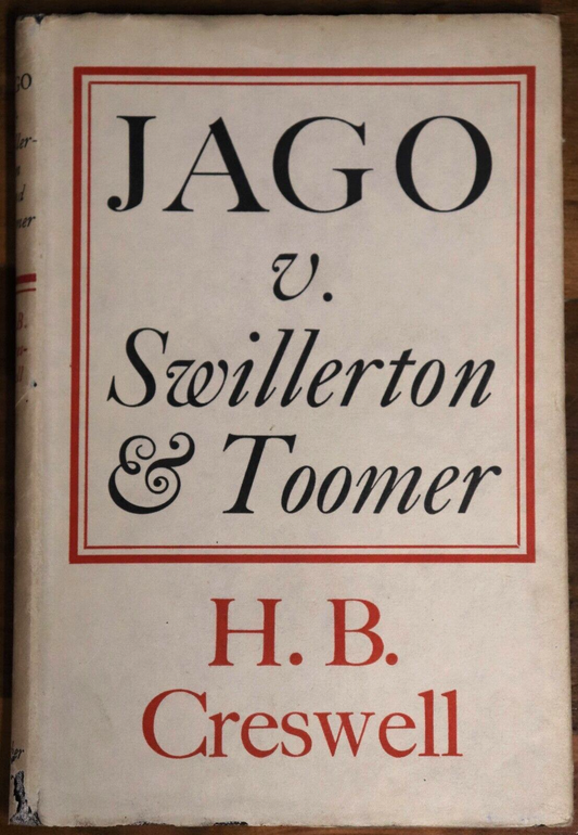 1946 Jago v Swillerton & Toomer by HB Creswell Antique Architecture Book