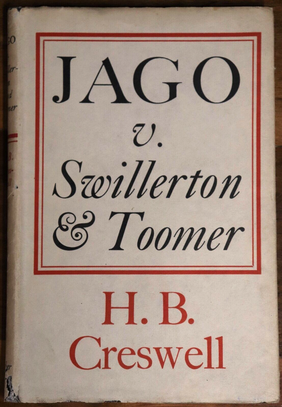 1946 Jago v Swillerton & Toomer by HB Creswell Antique Architecture Book
