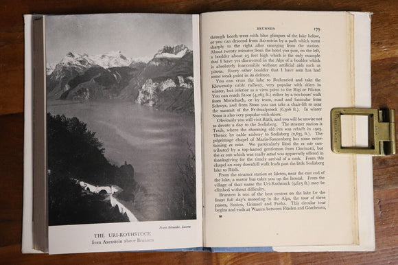 1952 The Cradle Of Switzerland Arnold Lunn 1st Edition Vintage Travel Book