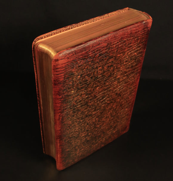 c1905 The Poetical Works Of John Greenleaf Whittier Antique American Poetry Book