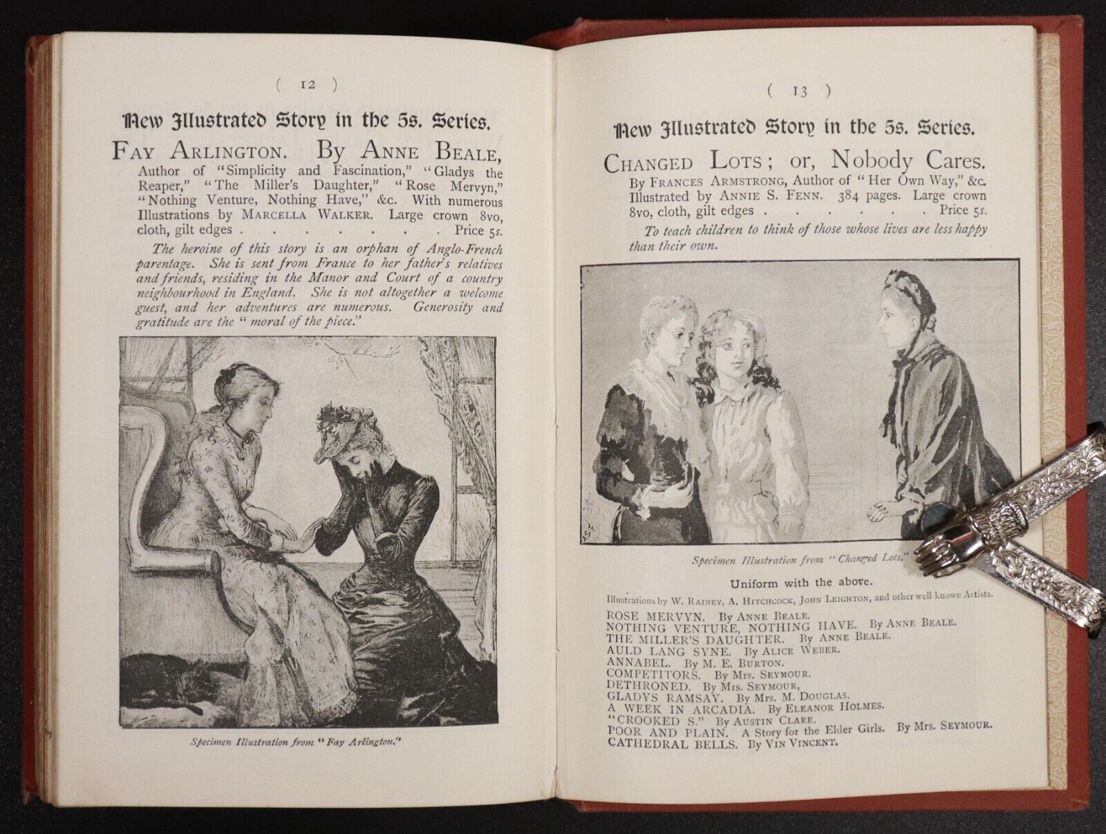 1891 Fred Markham In Russia by W.H.G. Kingston Antique Illustrated Fiction Book