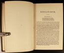 c1895 Kenilworth: A Romance by Walter Scott Antique Fiction Book Waverley Novels-7