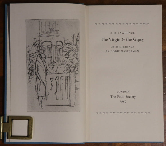 1955 The Virgin & The Gipsy by DH Lawrence Folio Society Literature Fiction Book