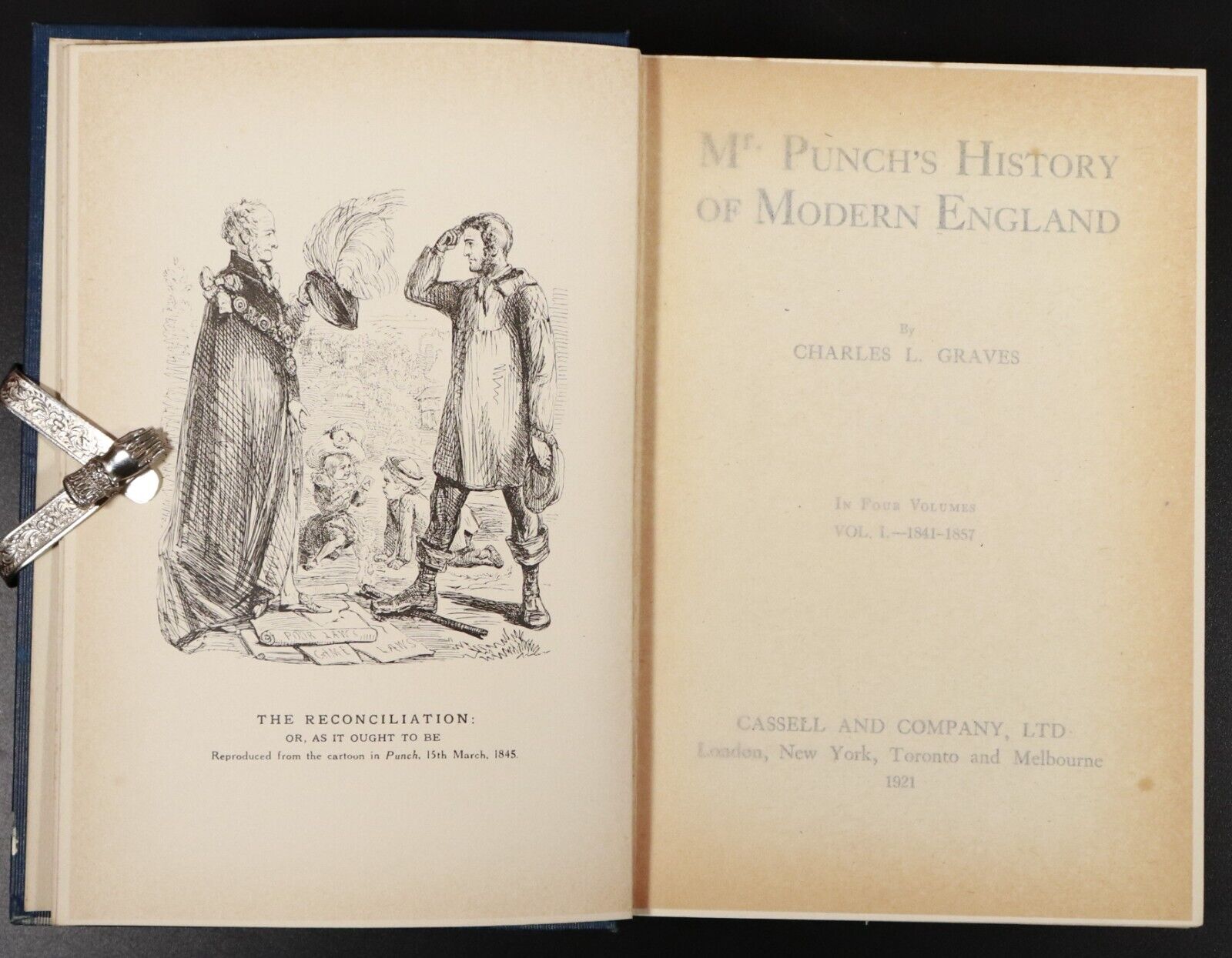 1921 4vol Mr Punch's History Of Modern England Antique British History Book Set