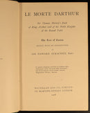 1928 Morte Darthur by Edward Strachey Antique British Fiction Book King Arthur-5