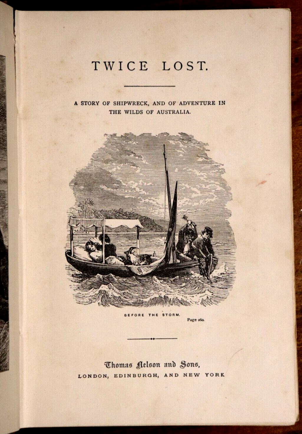 1883 Twice Lost by W.H.G. Kingston Antiquarian Australian History Fiction Book - 0