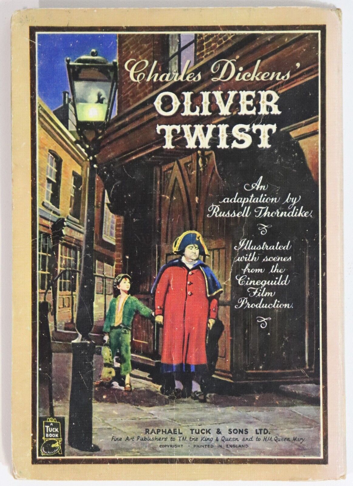 c1948 Charles Dickens' Oliver Twist by R. Thorndike Illustrated Movie Book