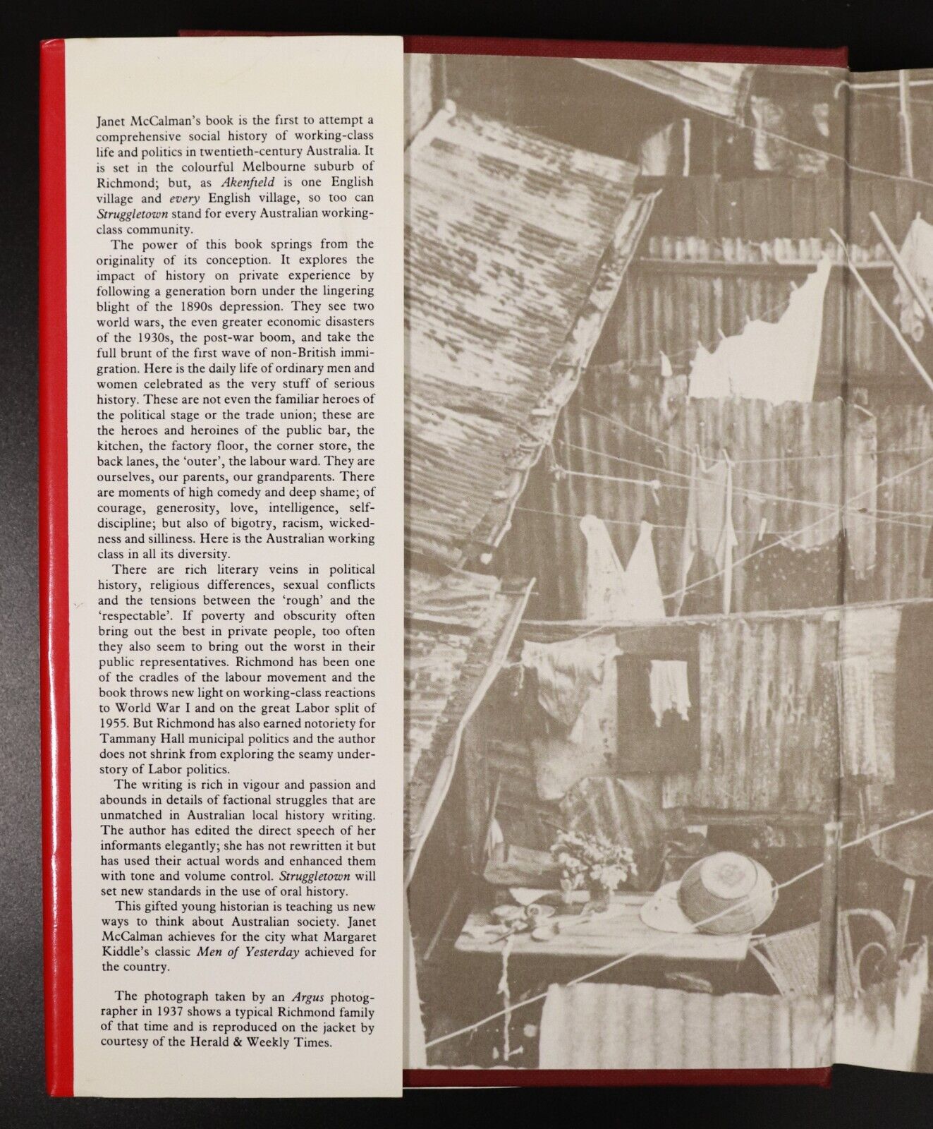 1984 Struggletown: Life In Richmond 1900-1965 - Australian Local History Book - 0