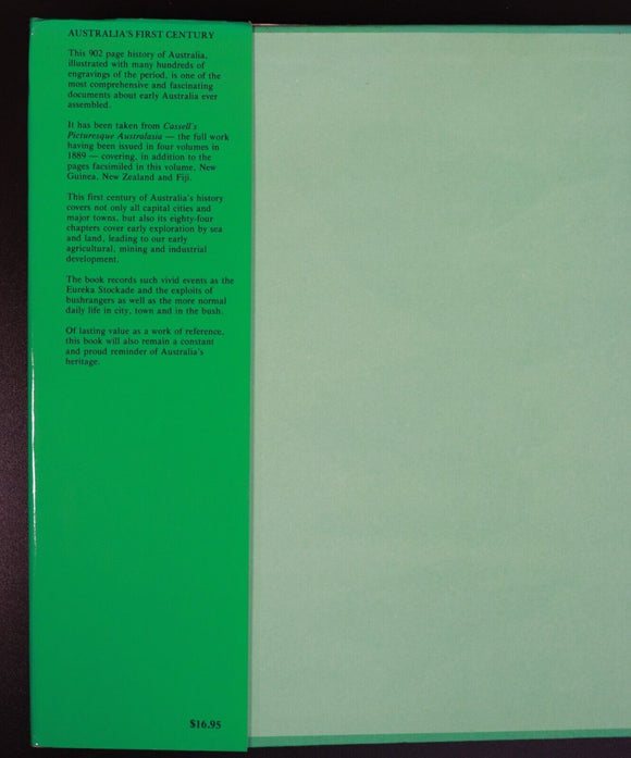 Australia's First Century 1788 to 1888 Facsimile Reprint History Book EE Morris