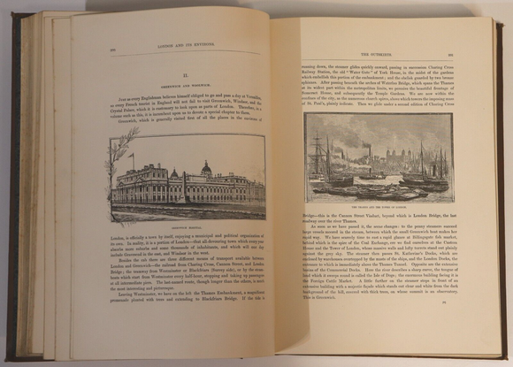 1887 England, Scotland & Ireland Picturesque Antiquarian British History Book
