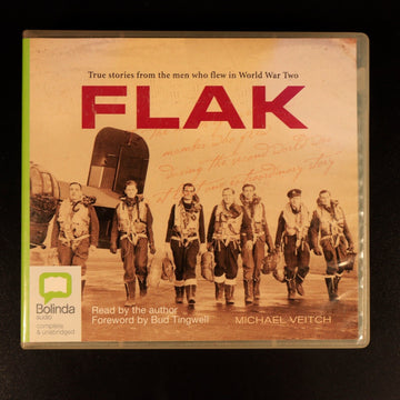 FLAK by Michael Veitch Australian Military History Book Audio CD Bolinda