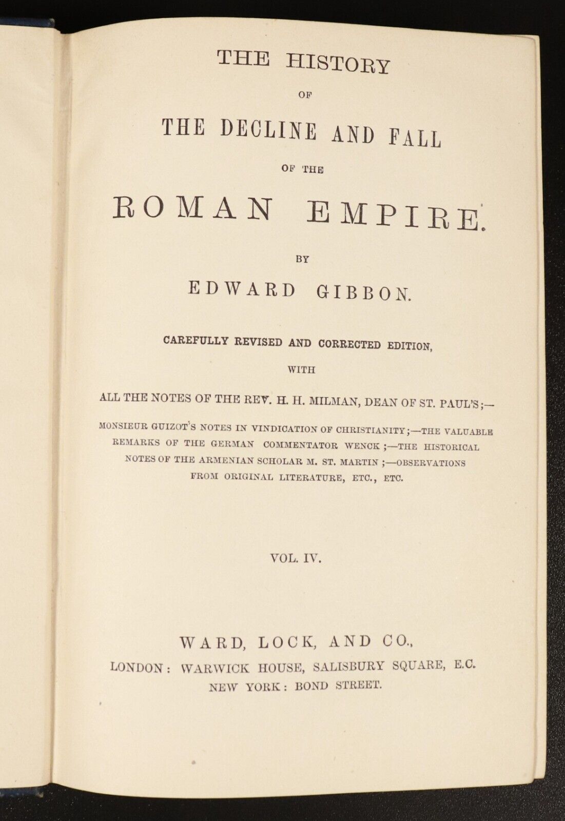 c1890 4vol History Decline & Fall Roman Empire by E. Gibbon Antiquarian Book Set