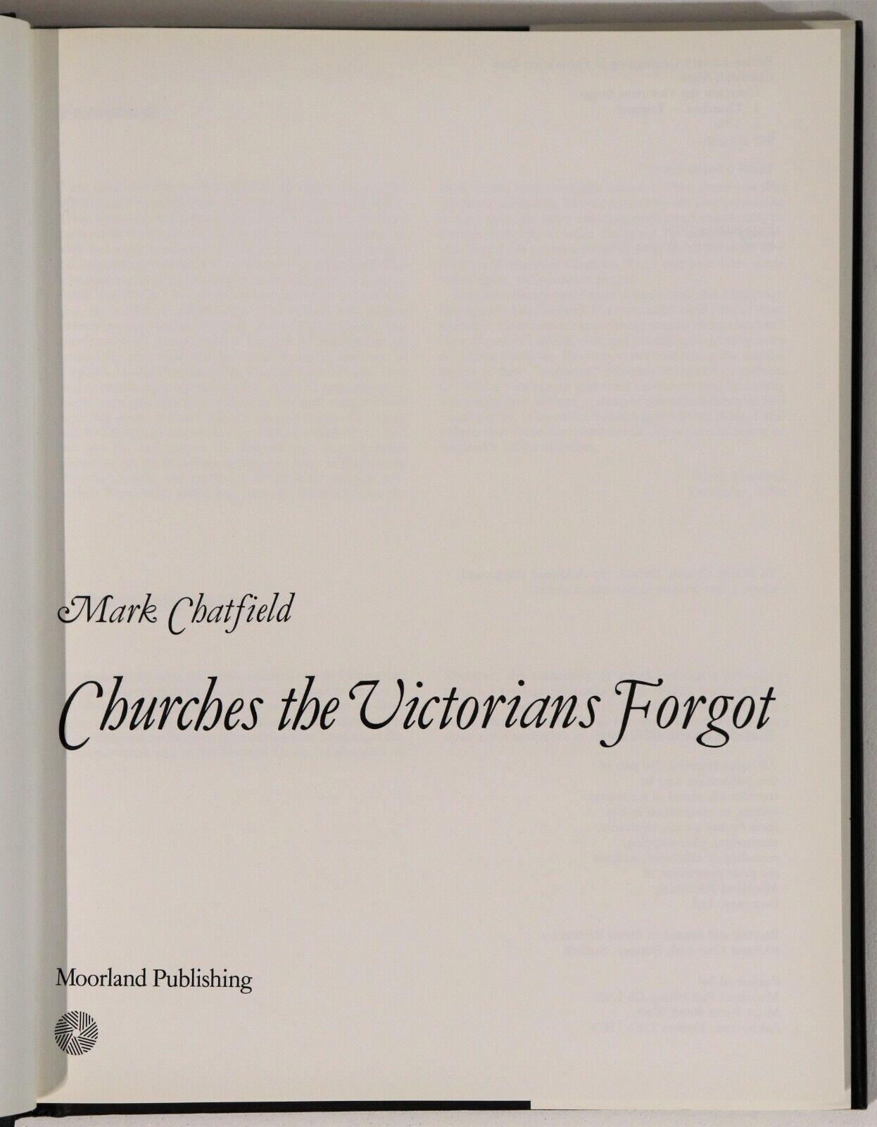 1989 Churches The Victorians Forgot British Architecture History Book - 0