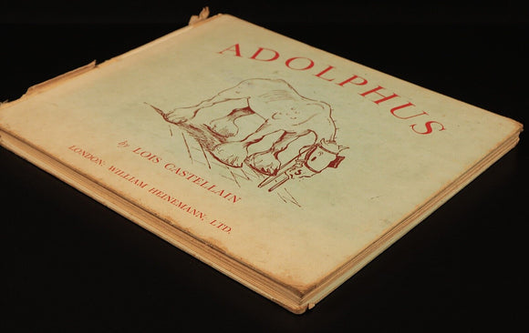 Adolphus by Lois Castellain 1939 1st Edition Rare Antique Children's Book