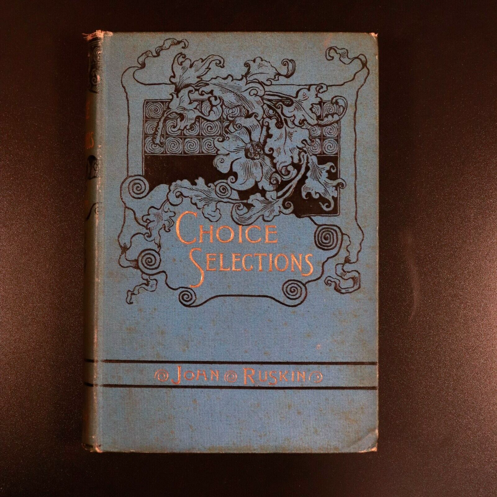 1886 Choice Selections From The Writings Of John Ruskin Antique History Book