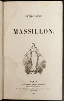 1838 Petite Careme De Massillon Antiquarian French Theology Book-2
