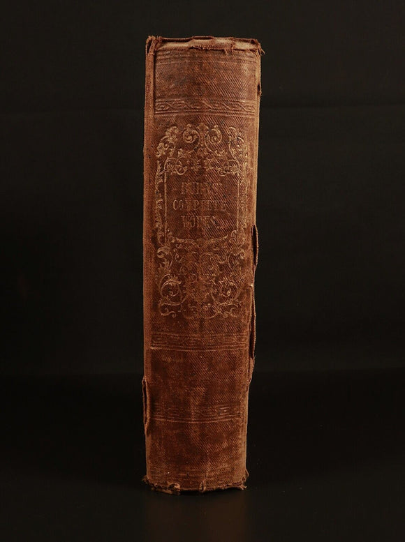 1848 The Complete Works Of Robert Burns by J Currie Antique Scottish Poetry Book