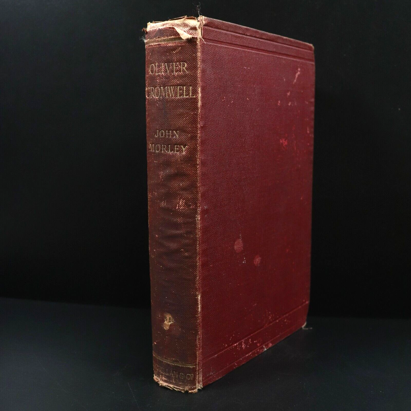 1901 Oliver Cromwell by John Morley Antique British History Book