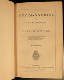 1882 Kenilworth + Guy Mannering by Walter Scott Antique Fiction Books 2vol In 1-9
