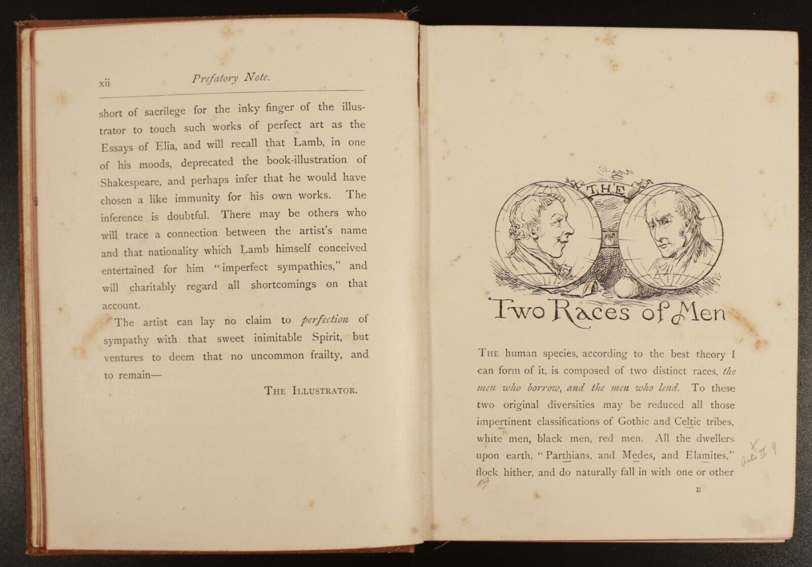 c1895 Some Essays Of Elia by Charles Lamb Antique British Literature Book