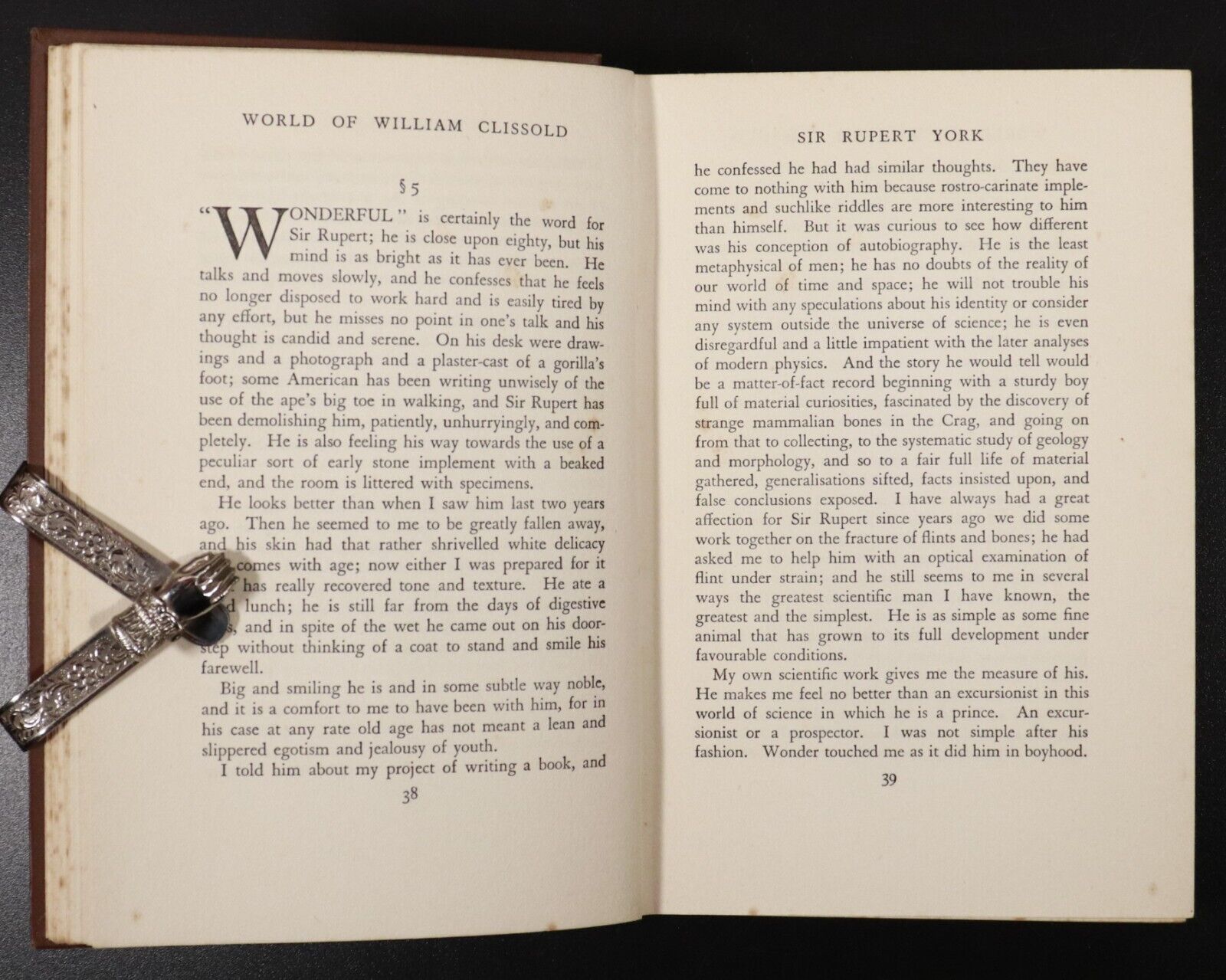 1926 The World Of William Clissold by H.G. Wells Antique Fiction Book Vol 1