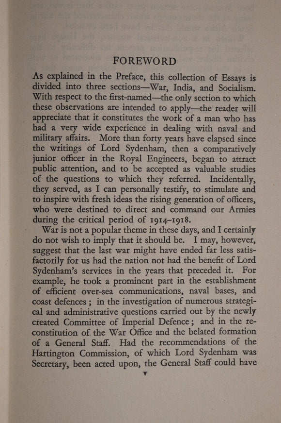 1928 Studies Of An Imperialist by Lord Sydenham Antique British History Book