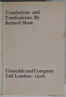 c1920 6vol Collected Works Of Bernard Shaw Literature Book Collection-15