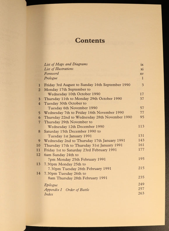 In The Eye Of The Storm Gulf War 1996 SIGNED Military History Book P. Cordingley