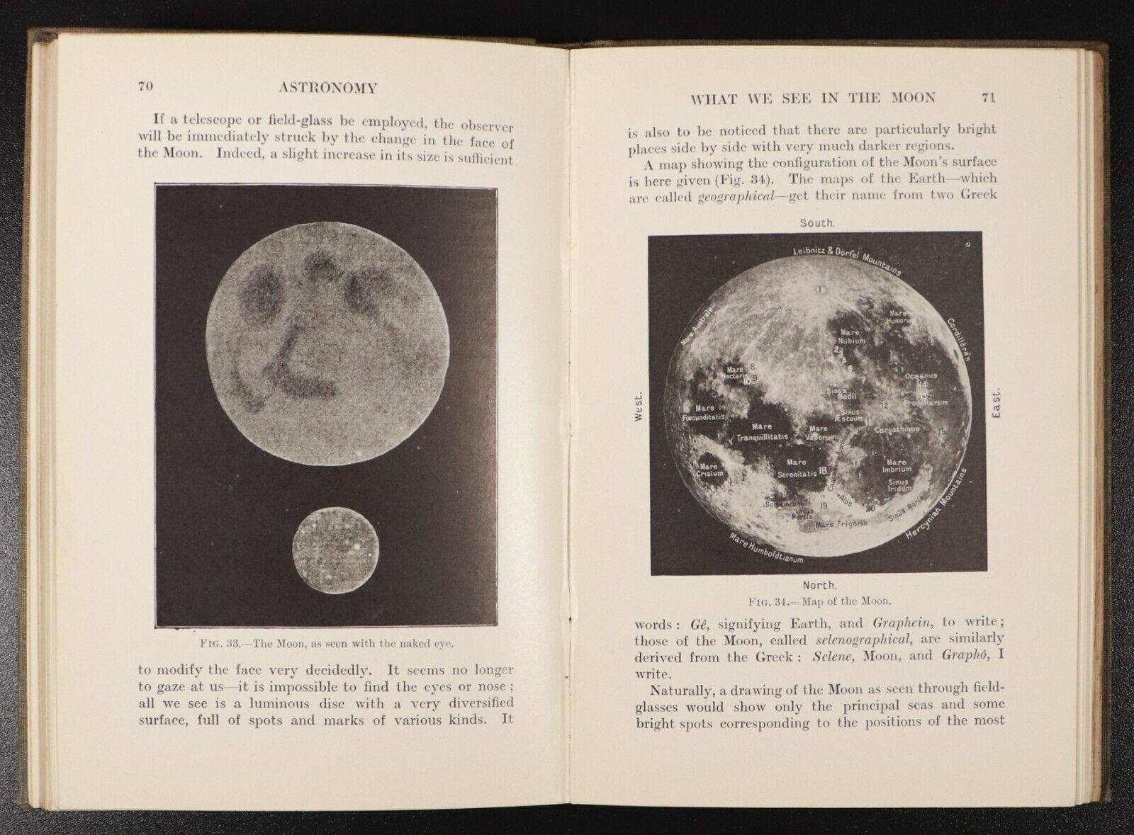 1914 Astronomy by Camille Flammarion Antique Astronomy Book Illustrated