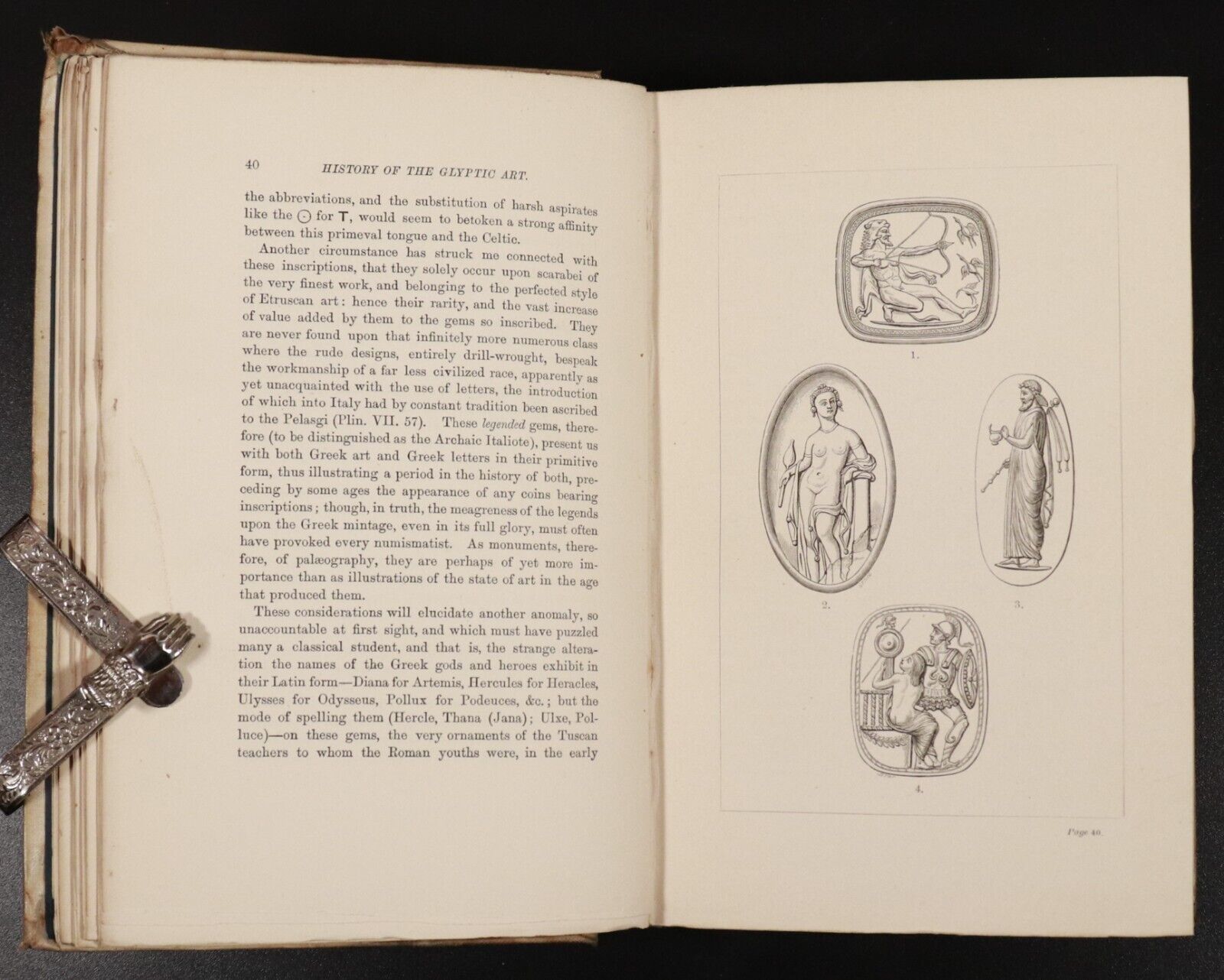 1866 The Handbook Of Engraved Gems Antique Jewellery Reference Book C.W. King