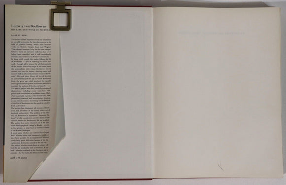 1966 Beethoven: His Life & Work In Pictures Classical Music History Book