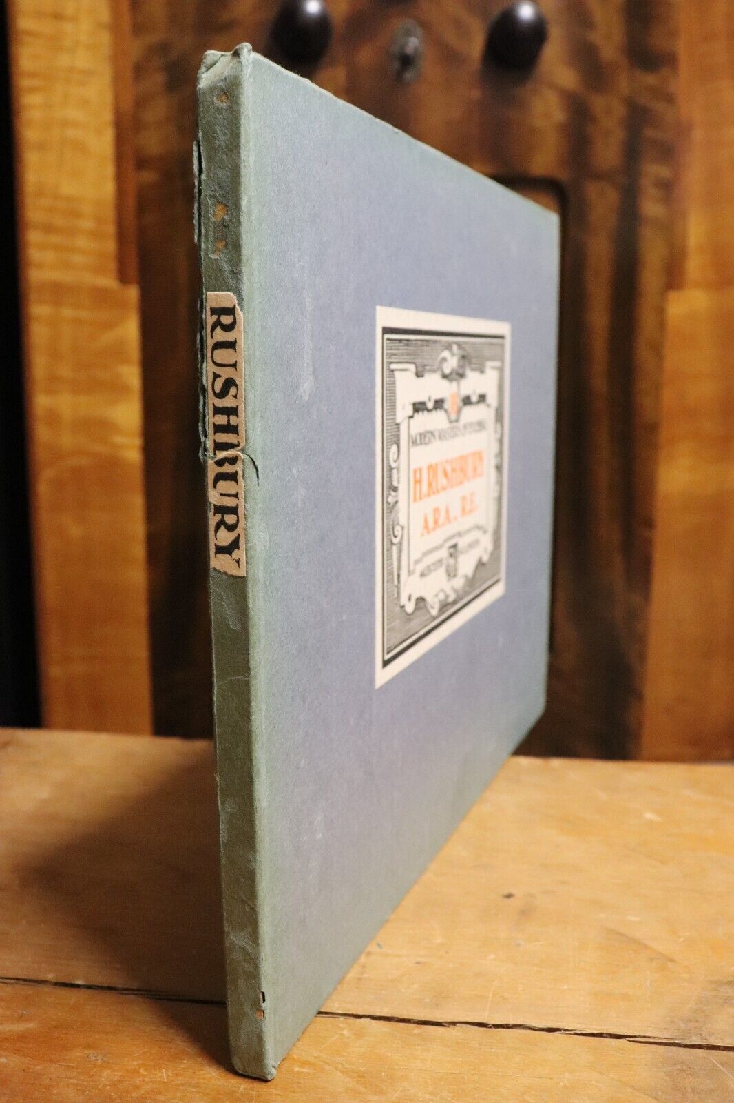 1928 Modern Masters Of Etching: H Rushbury Antique Art History Book - 0