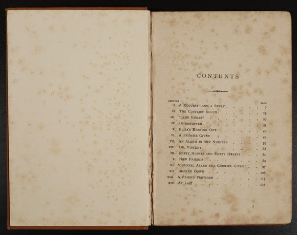 c1910 Annie Deloraine's Aunt by E.A. Bland Antique British Fiction Book RTS