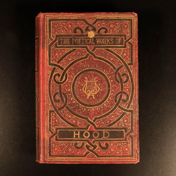 c1880 The Poetical Works Of Thomas Hood Antique British Poetry Book