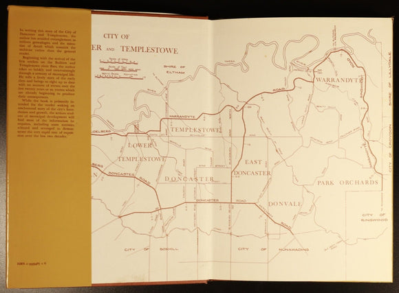 1975 History Of Doncaster & Templestowe Australian History Book Graham Keogh