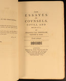 1891 Bacon's Essays Colours Of Good & Evil Antique British Philosophy Book-9