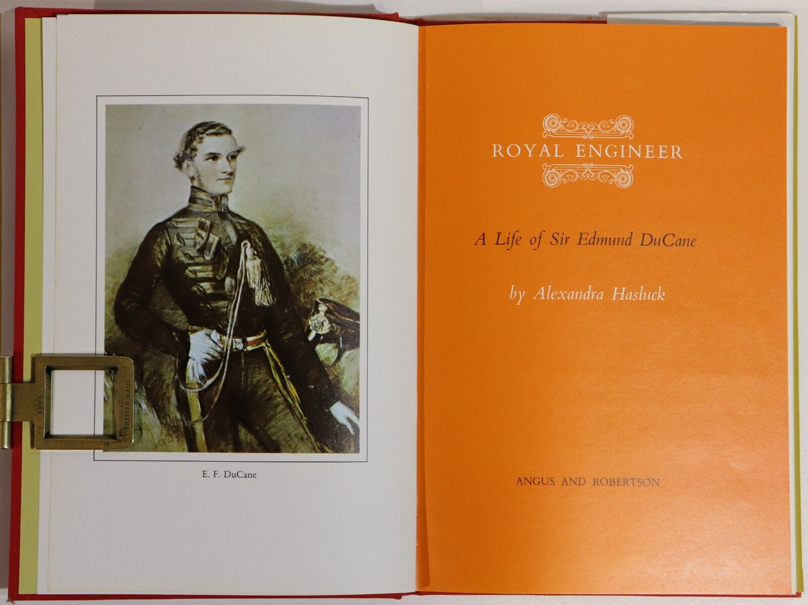 1973 Royal Engineer: Life Of Sir Edmund DuCane Australian History Book - 0